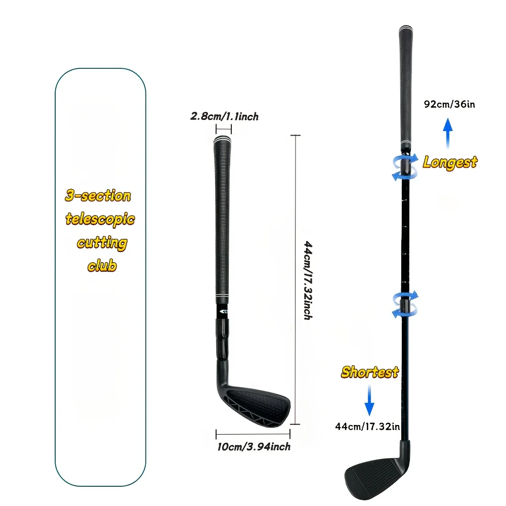 Universell für Männer und Frauen, Verstellbare Golf-Schläger und Golf-Putting-Schläger. Geeignet für erwachsene Rechtshänder-Golfer – Detail 2