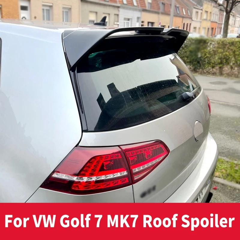 

Oettinger Style Roof Spoiler For Volkswagen Golf MK7 7.5 TSi TDi GTI R GTD GTE ABS Plastic Rear Spoiler aleron golf 7 2013 -2020