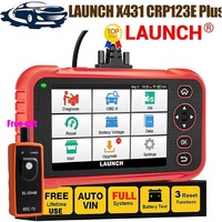 LAUNCH X431 CRP123E plus Automotive Diagnostic Tools All system OBD2 OBDII Car Scanner Oil SAS Reset throttle PK CRP123X