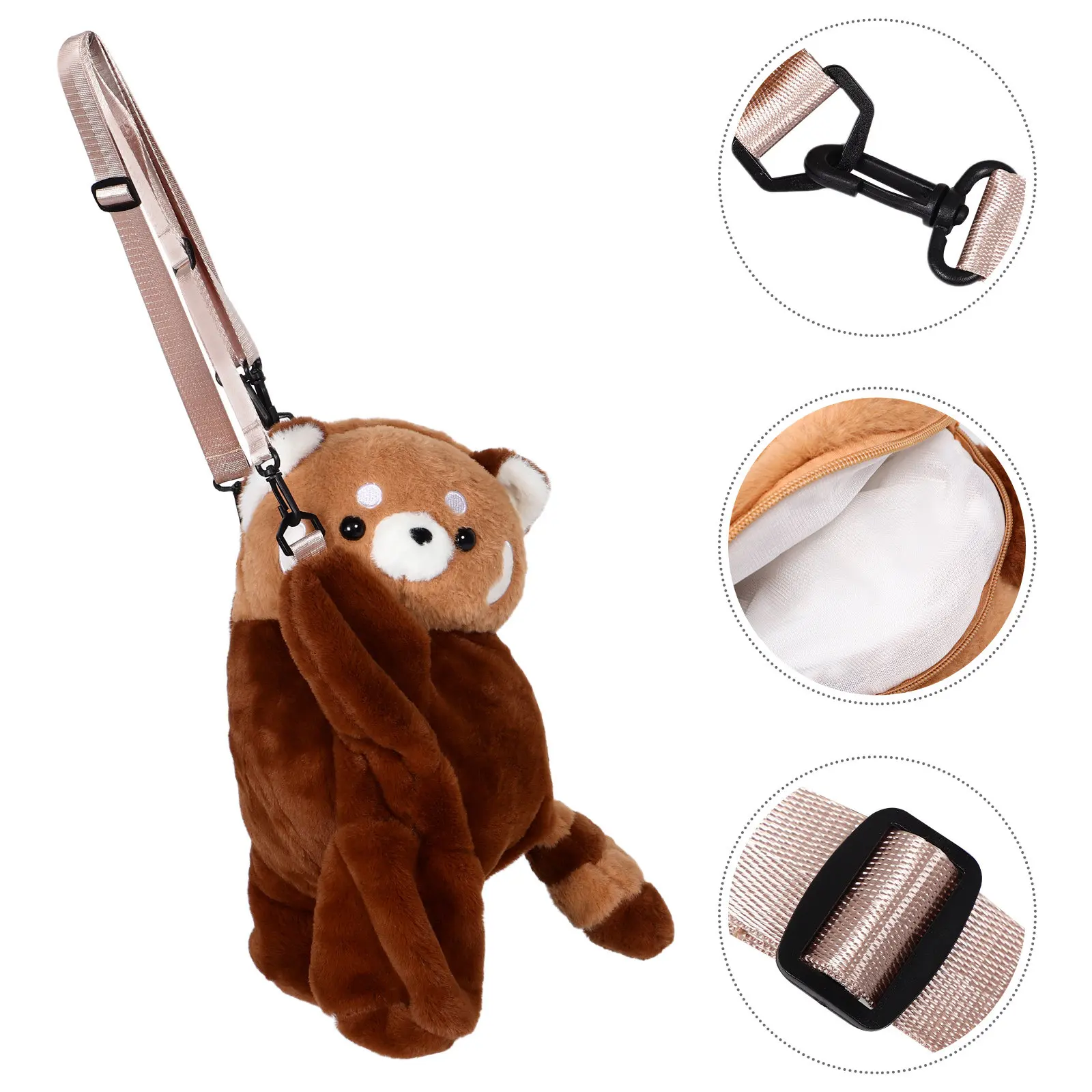 

Набор из 1 рюкзака Kawaii Red Panda: вместительная милая маленькая сумка для девочек-подростков и женщин, модная, для повседневного использования, незаменимая для походов и путешествий