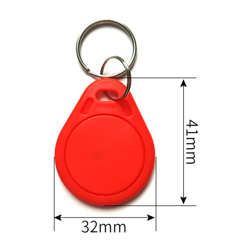 100 pçs/lote UID Mutável 13.56MHz Gravável HF ISO14443A IC Tag Keyfob Chinês Magia Porta Traseira Cartão de Comando