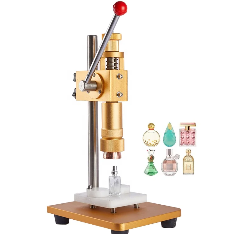 

Manual Crimping Machine Glass Perfume Spray Sealing Closing Machine Desktop Glass Plastic Perfume Bottle Capping Machine