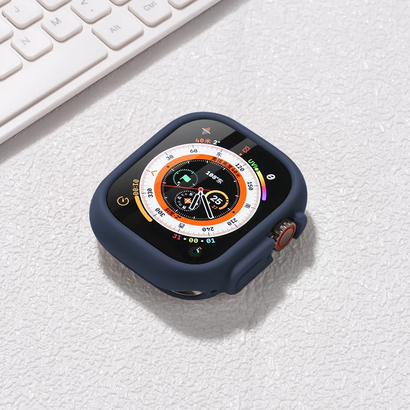Weiche Silikonhülle für Apple Watch Ultra 4 3 49mm Zubehör Rundum-Schutzabdeckung iWatch Armband Ultra 4 Ultra3 49 mm – Detail 9