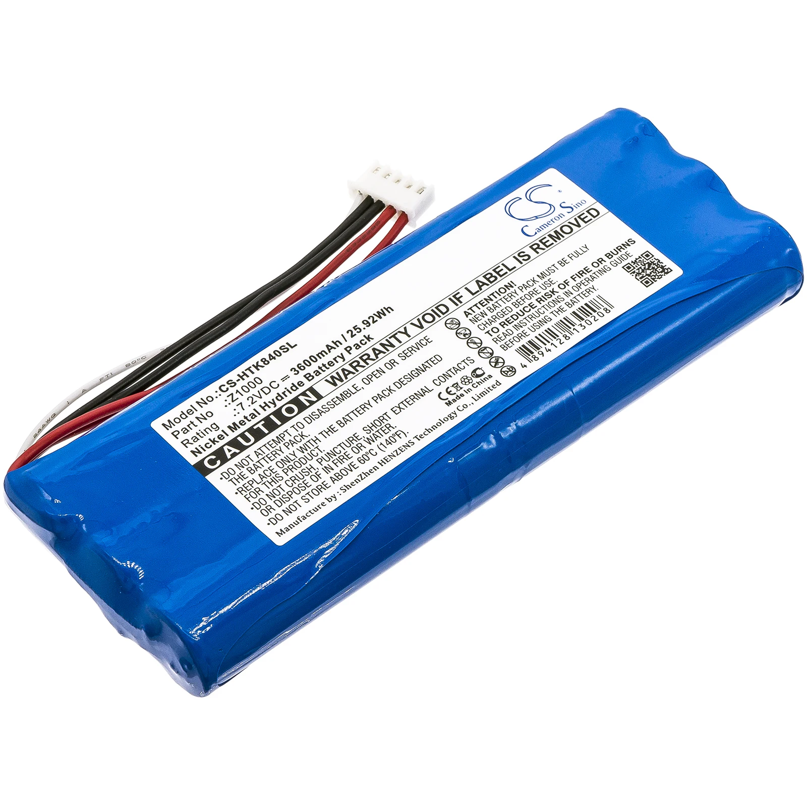 Ni-MH Equipment, Survey, Test Battery for Hioki,7.2v,3600mAh,LR8400,MR8880-20,Z1000