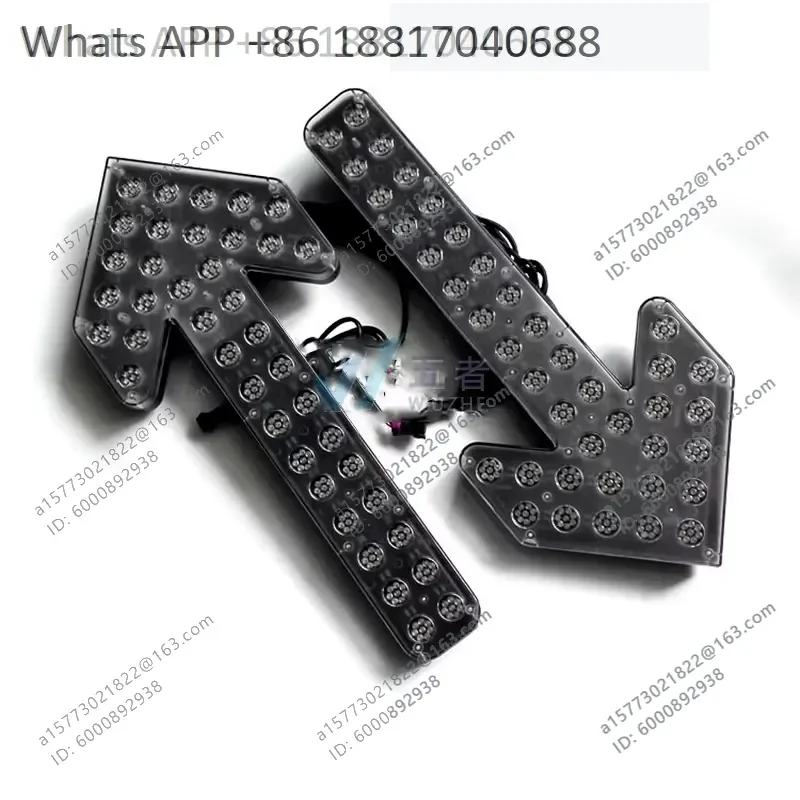 1PC for Chengli Sanitation Truck Sprinkler Arrow Light Road Sweeper Flash Guide Sign Left and Right Directional Indicator