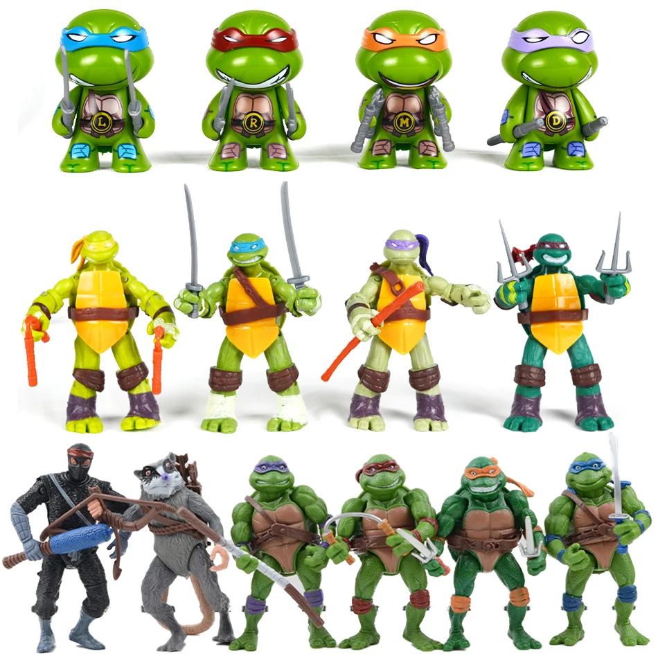 TMNT figurine Anime adolescent Mutant Ninja tortue Figuras jouets NECA PVC Collection modèle cadeau pour enfants décoration