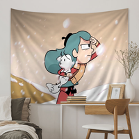 H-Hilda Cartoon Theme Background Birthday Party Decoration Baby Gifts Space Decoration Banner Children Photography Props