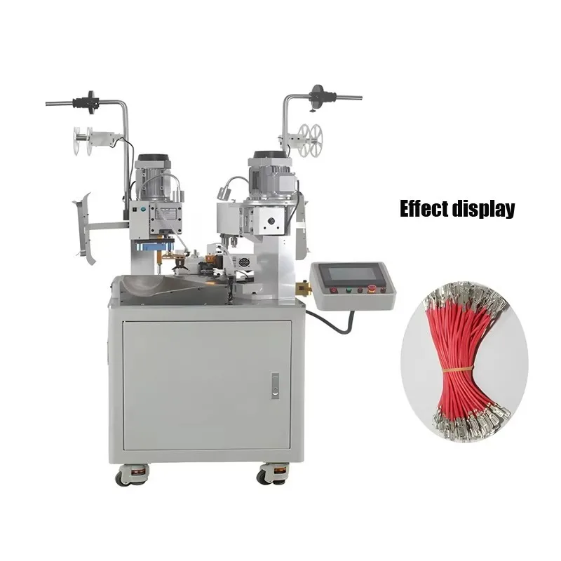 Durable Double Head Automatic Terminal Crimping Machine for Industrial Wire Harness Production