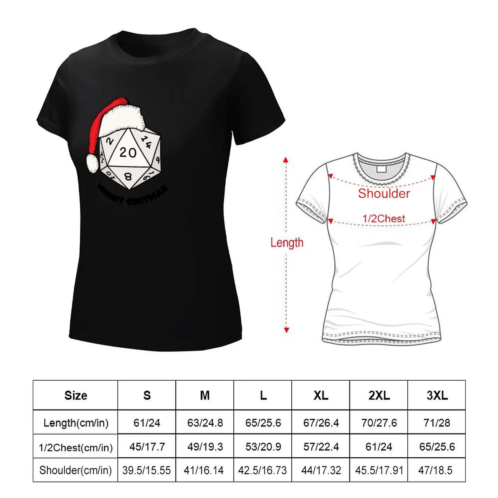 Merry Critmas T-Shirt aesthetic clothes funny tees oversized t shirts for Women