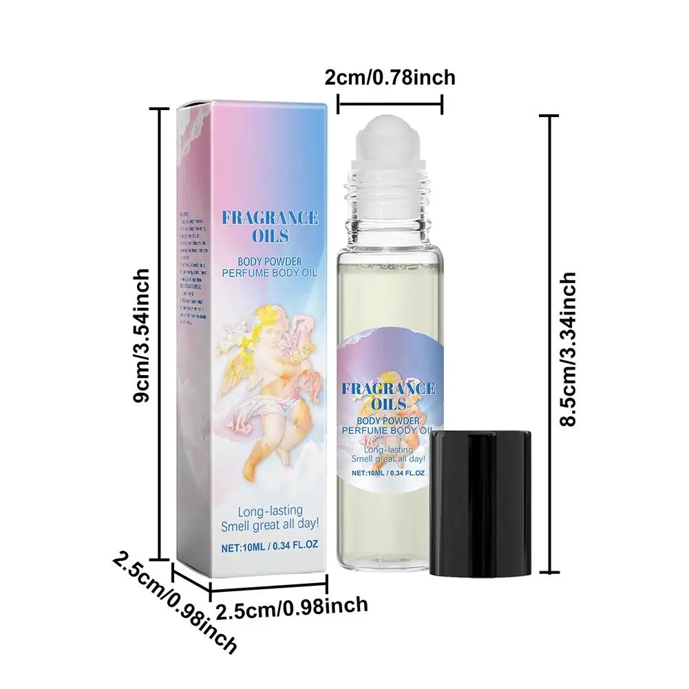 Parfum Roll-On rol minyak aroma 10ml untuk wanita Rollerball Parfum alkohol bebas tahan lama Vanilla Parfum ukuran perjalanan