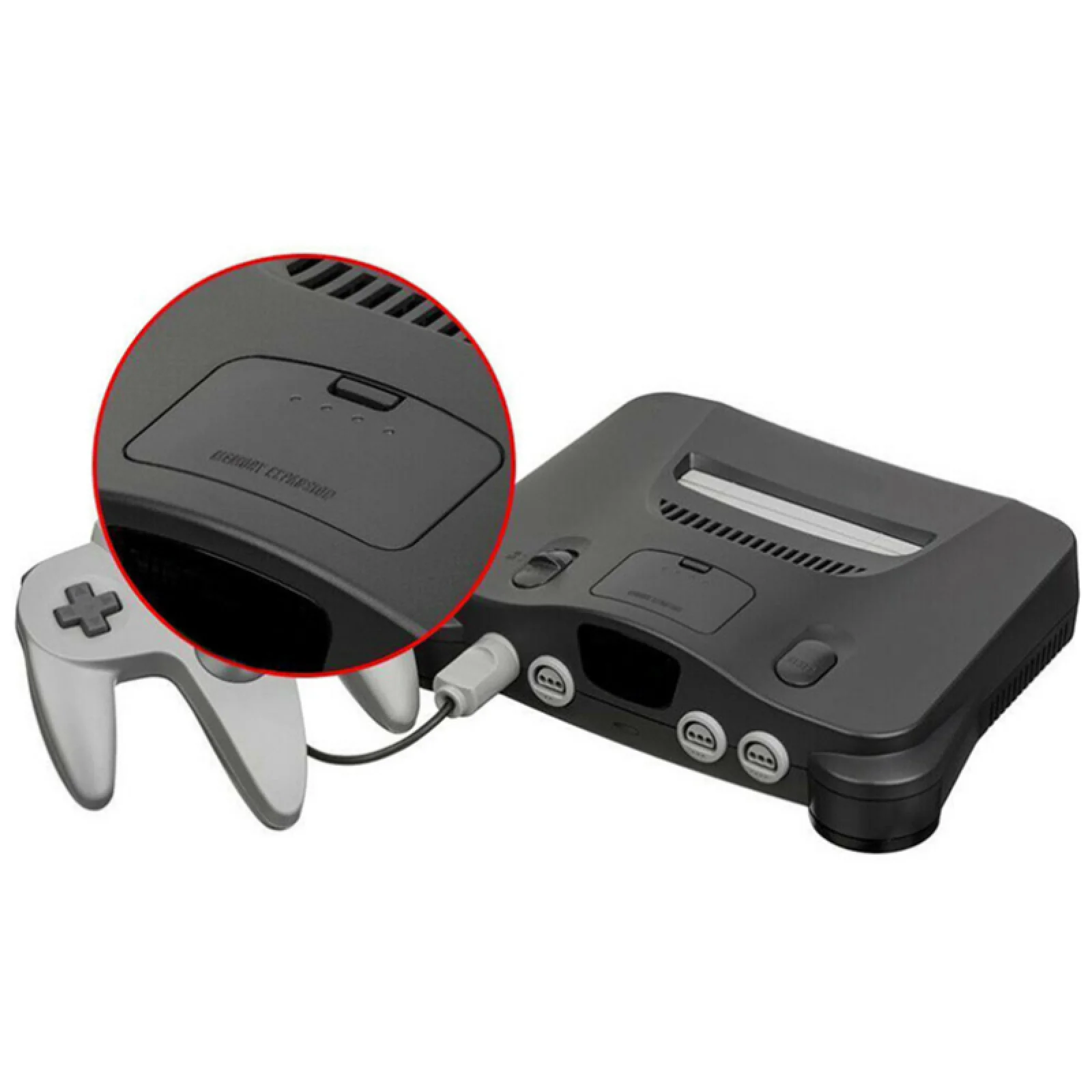 10Pcs/Set Replacement Memory Expansion Jumper Pak Door Cover Lid For Nintendo 64 N64 Game Console Accessories Black Plastic Part