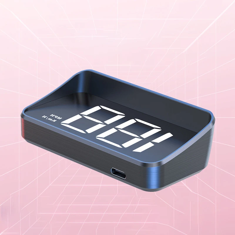 عداد سرعة السيارة HUD GPS رئيس يصل العرض الرقمي سرعة متر الزجاج الأمامي العارض للمركبات شاحنة اكسسوارات إلكترونيات السيارات #6