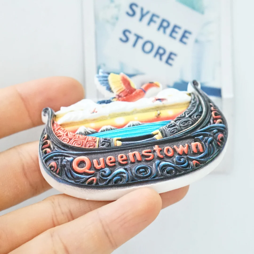 مغناطيس الثلاجة النيوزيلندية، مغناطيس الثلاجة كوينستاون، مغناطيس ديكور، ديكور المنزل، تذكار السفر