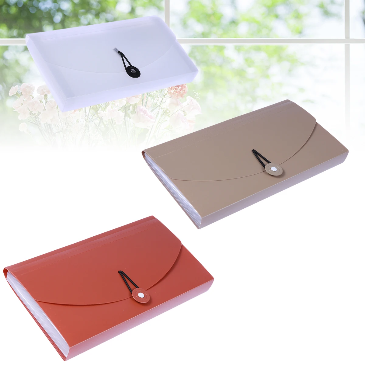 

3 PCS File Package Notes Folder Expandable Filing Portable Pocket Folders Expanding Pp