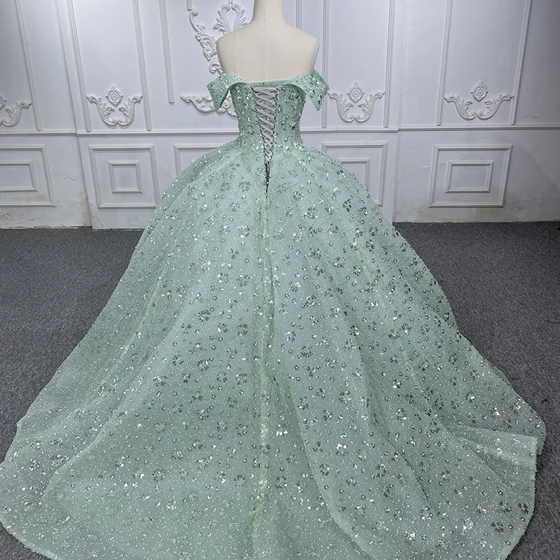 JANCEMBER Gorgeou Green Quinceanera Dresses For 15 Party Princess Appliques Crystal Birthday Party Dress DY6550 Bar Mitzvah