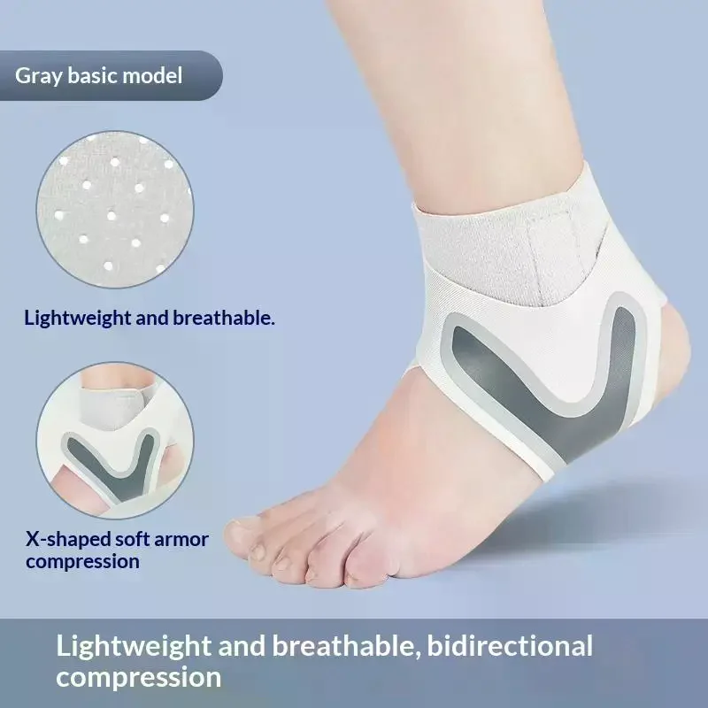 1 قطعة رقيقة جدا الكاحل هدفين حزام ضغط استقرار الأوتار الحركة الكاحل تثبيت هدفين يمنع الالتواء الكاحل
