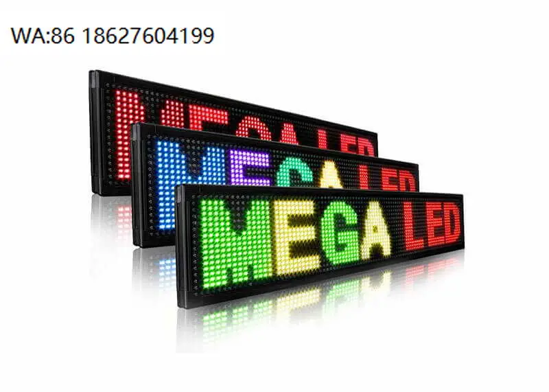 Digital Signage Advertising Display Outdoor Dip 320x160mm Dual Color Led P10 Tri Color Led Module Led Text Display