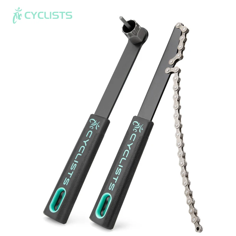 CYCLISTS Bicycle Cassette Flywheel Wrench MTB Road Bike Freewheel Installation Tool Remover Cycling Repair Tools Accessories