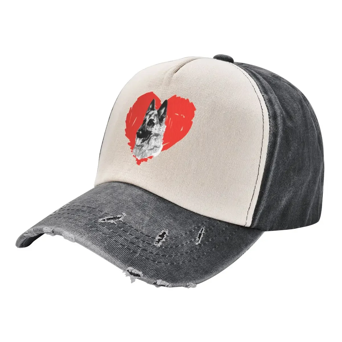 German shepherd dog love Baseball Cap Beach Bag sun hat Sun Hats For Women Men's