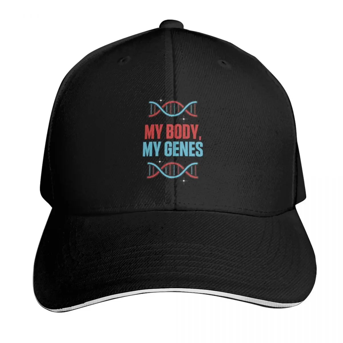 My Body My Genes Medical Rights Freedom Fighter Baseball Cap Men Women Casual Summer Sport Sun Cap