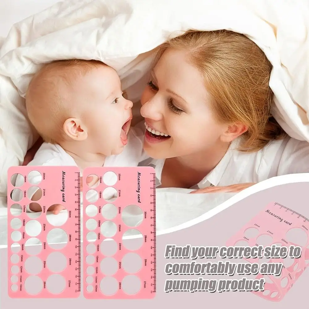 Soft Silicone Nipple Ruler Safe Skin-friendly Breast Pump Measure Breast-feeding Durable Breast Flange Measuring Mother
