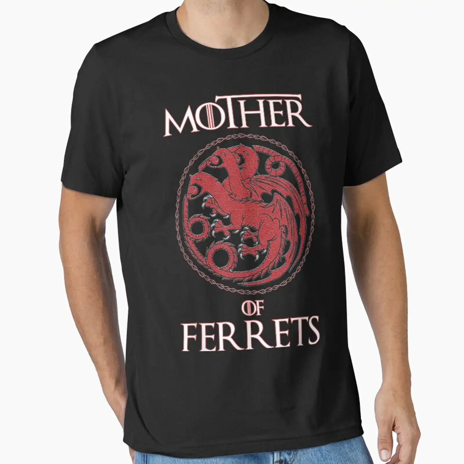 Farm N Fancy Mother Of Ferrets Essential T Shirt vintage Washed Comfortable Casual Slightly Soft fashion Stylish graphic homme