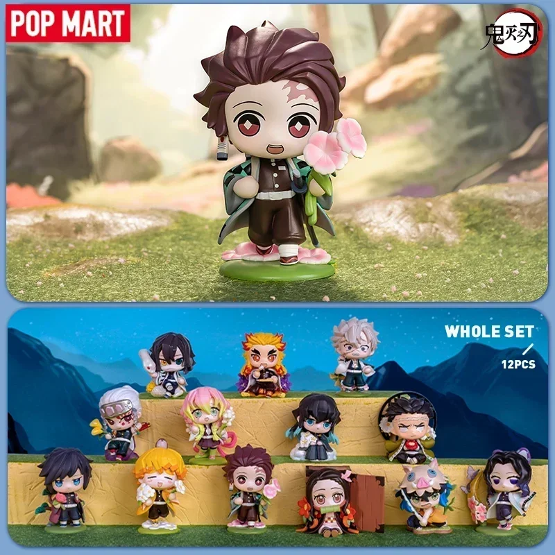 

Pop Mart Demon Slayer Birth Flower Series слепая коробка Guess Bag Mystery Box игрушки куклы милые аниме фигурки украшения Подарочная коллекция