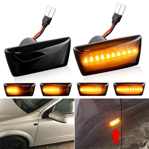Dynamic LED -Blinkerblinker, Seitenmarkierungslichter, Opel -Insignia -Lampe, Astra H, Zafira B, Corsa D, 2005, 2006, 2008, 2010, 2011, 2014 11 Hauptverkauf Corsa B - №6
