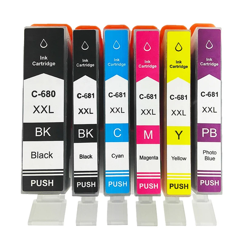 PGI-680 CLI-681 XXL pgi680 cli681 Ink Cartridge for Canon PIXMA TR7560 TR8560 TS6160 TS6260 TS8160 TS8260 TS9160 TS9560 TS706