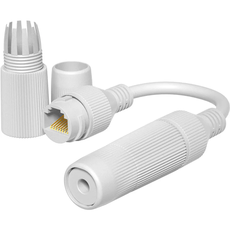 

Outdoor Waterproof Network Cable Inline Coupler RJ45 10/100/1000Mbps Connector for Surveillance Extension