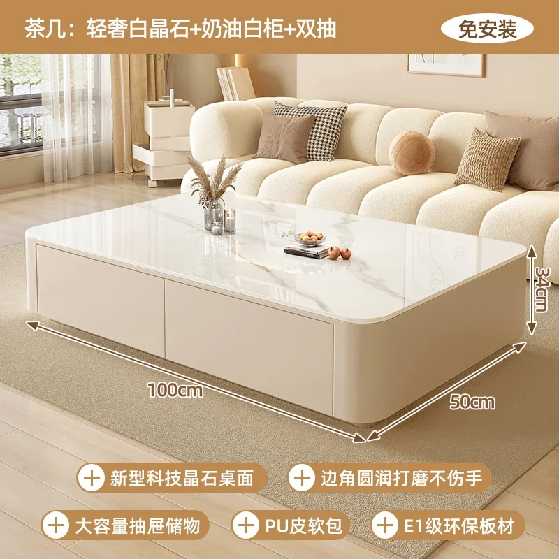 *-*Luxury Decoration Side Table Writing Mesas Bajas Living Room Furniture Home Modern Cheap Cute Coffee Table Clear Simple Desig