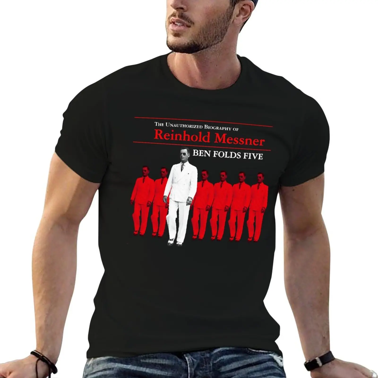 Ben Folds Five - La biographie non autorisée de Reinhold Messner - Camiseta con diseño artístico del álbum, camisetas de diseñador