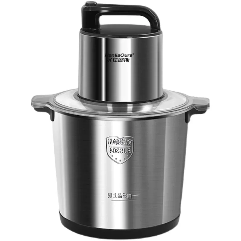 مفرمة لحم تجارية ذات سعة كبيرة، مفرمة مستمرة للخضروات المفرومة، اللحوم المفرومة والفلفل والعجن