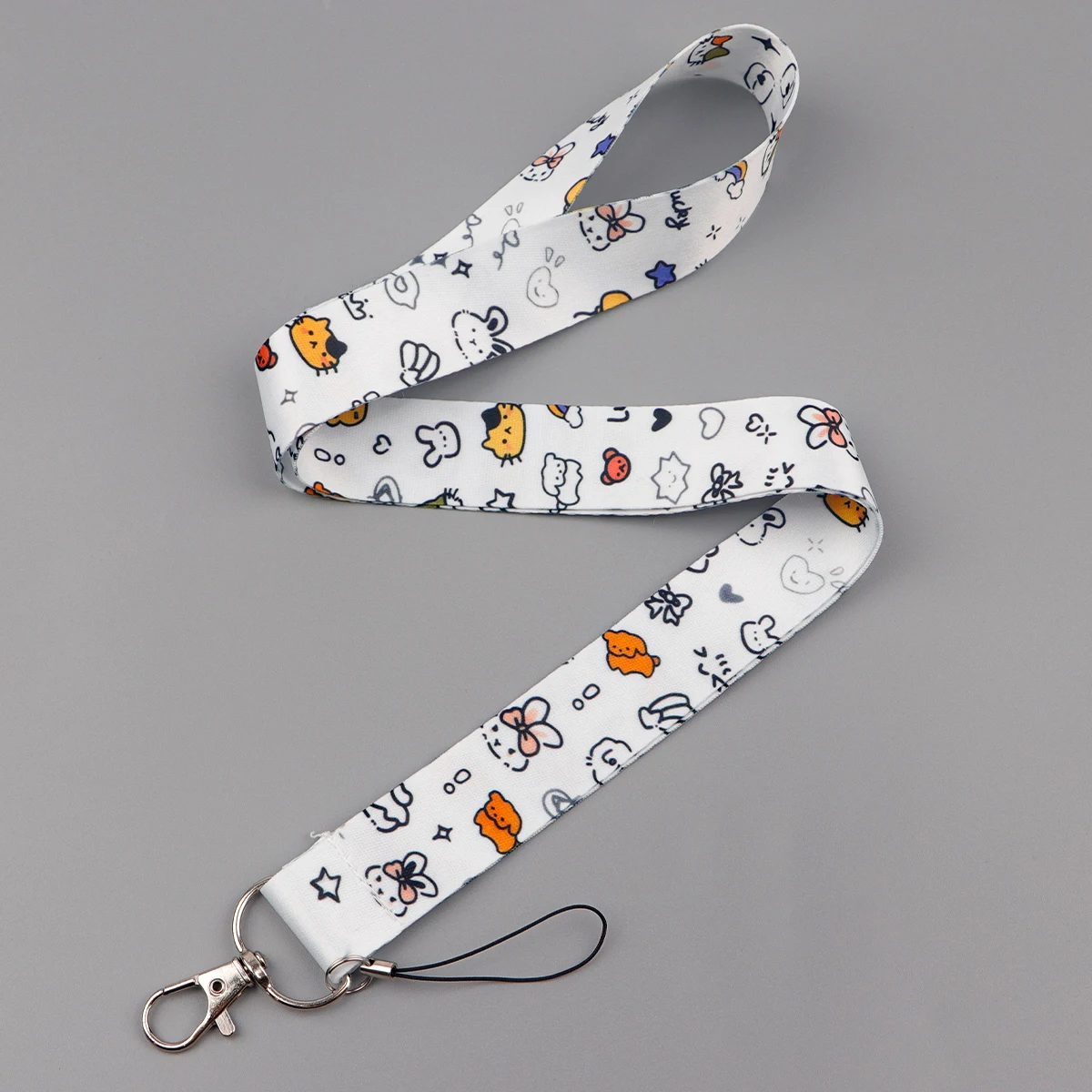 

Cute Animals Lanyard For Keys ID Card Cover Pass Phone Straps Badge Holder Simple Style Neck Straps Accessories