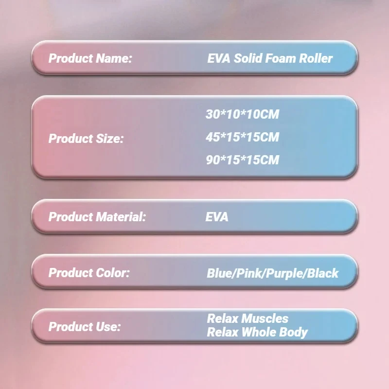 أسطوانة اليوغا السداسية: أسطوانة إسفنجية EVA مستديرة للبيلاتيس والتدريبات المنزلية المحسنة (قطر 9.5 سم، الطول 29.7 سم)