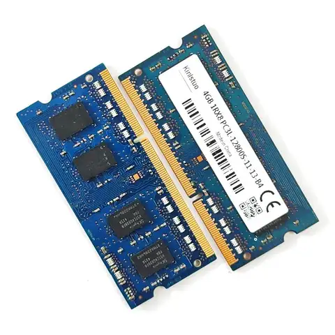 Kinlstuo RAMS DDR3 4GB 1600MHz 노트북 메모리 ddr3 4gb 1RX8 PC3L-12800S-11-13-B4 SODIMM 1.35V 204PIN