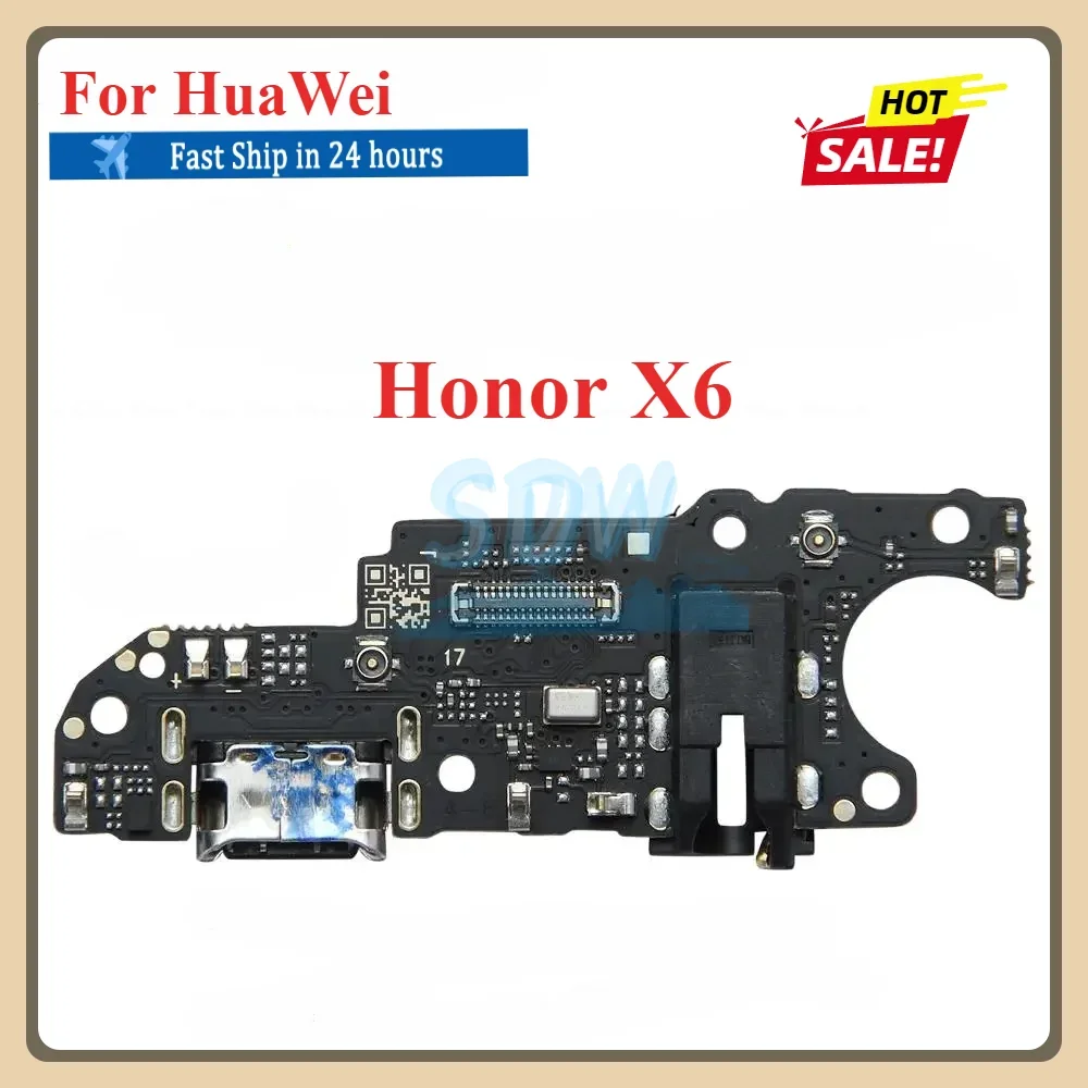 1Pcs USB Charging Port Dock Plug Connector Charger Board For HuaWei Honor X6 X6s X7 X8 4g/X85G/X8A 5G X9