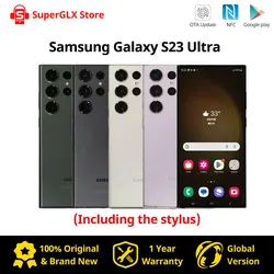 Original Samsung Galaxy S23 Ultra 5G Mobile Phone 8GB/12GB RAM 256GB/512GB Snapdragon 8 Gen 2 120Hz AMOLED 2X Display Android 13