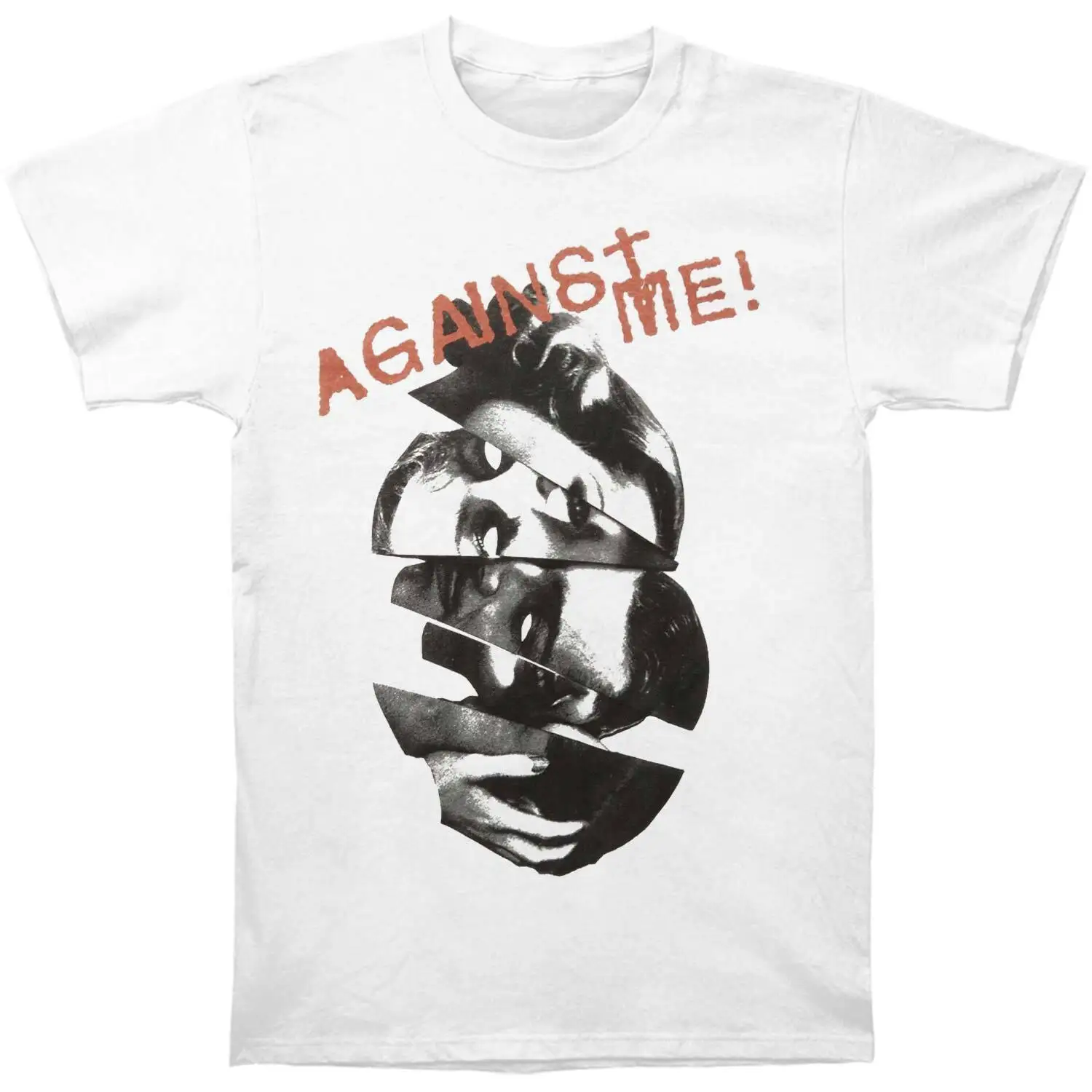 

Men's Against Me Heads T-shirt XX-Large White