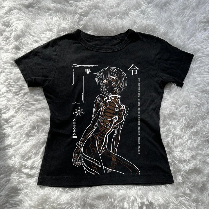 Top corto de corsé de Anime para mujer, ropa gótica recortada de verano para mujer, camiseta sin mangas con tirantes, Emo, Y2k 2000s, 2000