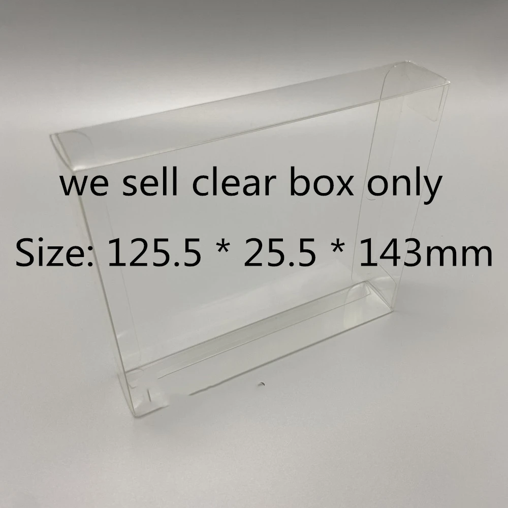 Collection Display Box For Sony PS1/SEGA Dreamcast/DC/SS/3CD/4CD Game Storage Transparent Boxes TEP Shell Clear Collect Case