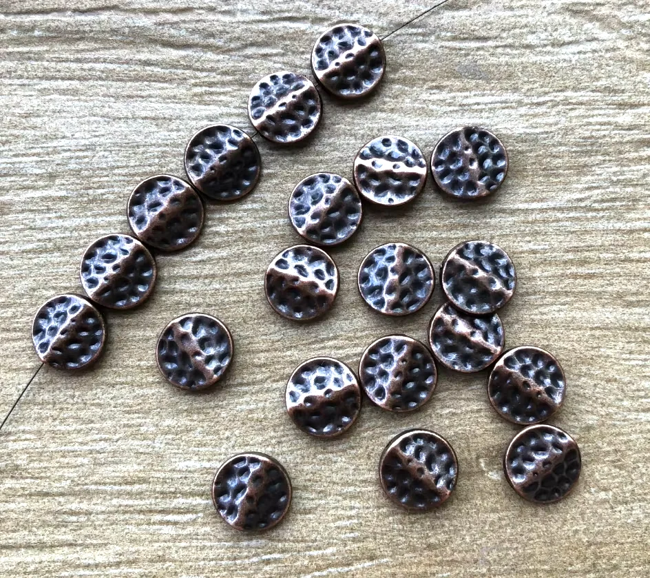 

25pcs 11*11mm Alloy matel antique copper /silver spacer bead HW2541