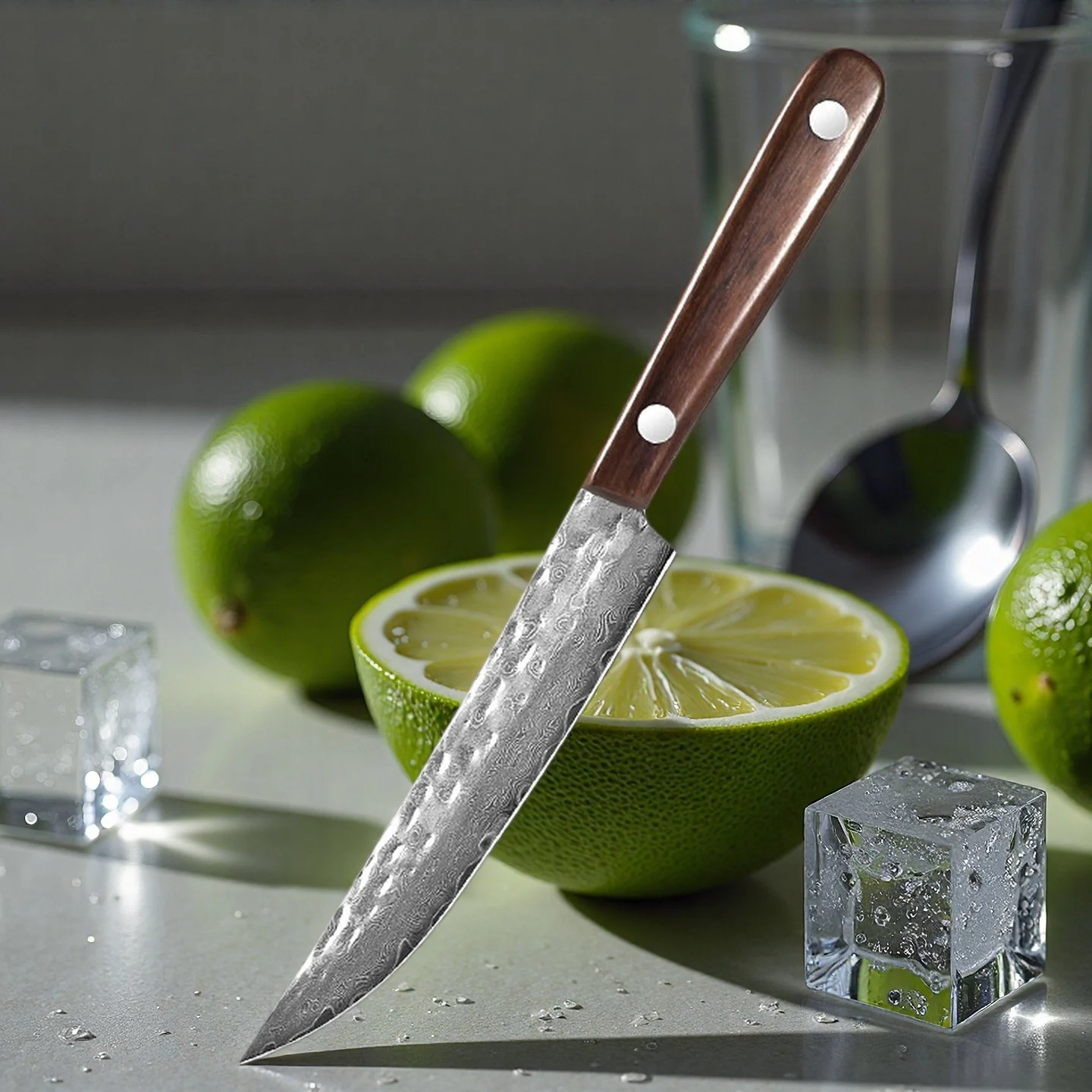 سكين فاكهة دمشق مستورد لقطع اللحوم والعظام سكين خاص لقطع البطيخ وتقشير الفاكهة سكين صغير #1