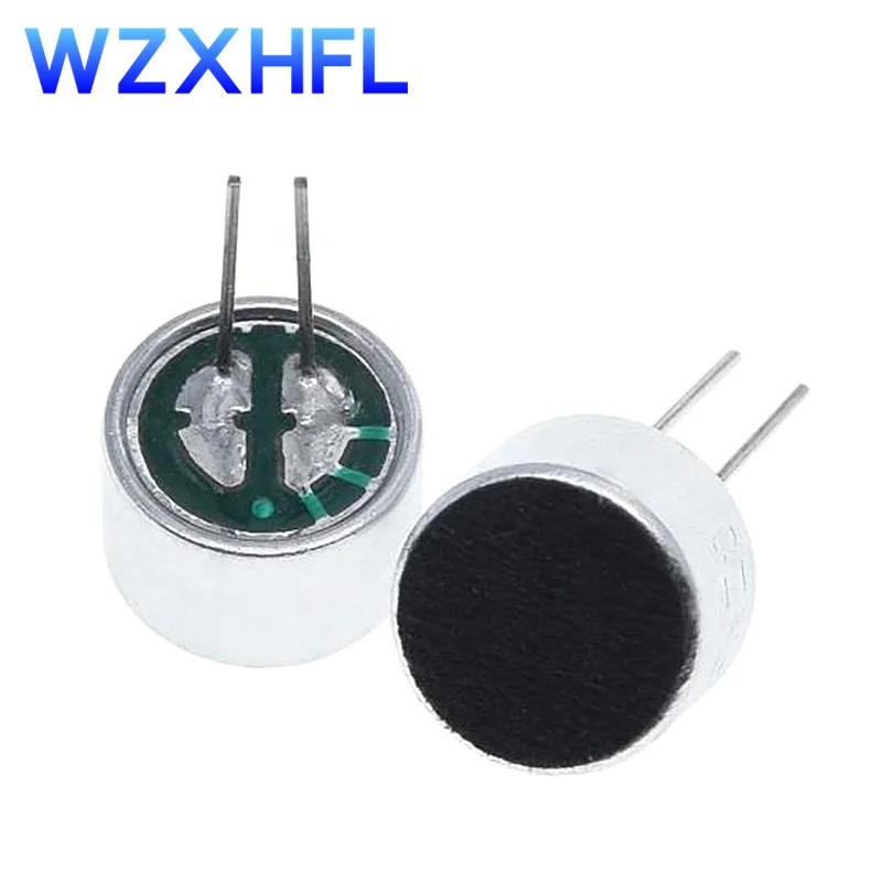 Microphone Müntret avec prise à 2 broches, 9x7mm, 9767, 10 pièces