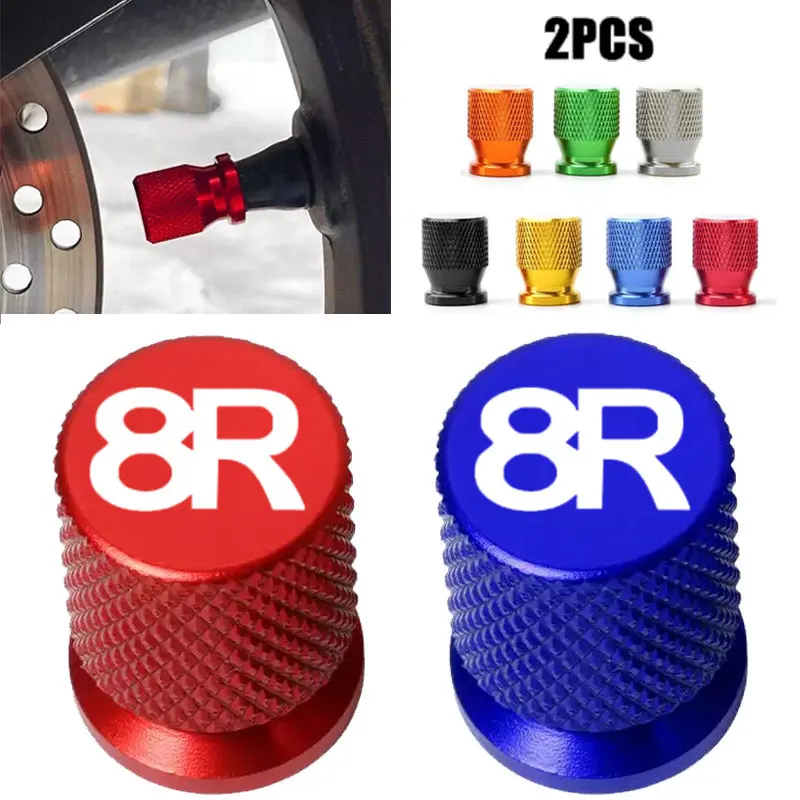 2PCS Motorcycle Accessories Tire Valve Caps For Suzuki GSX-8R GSX 8R GSX-R GSX8R