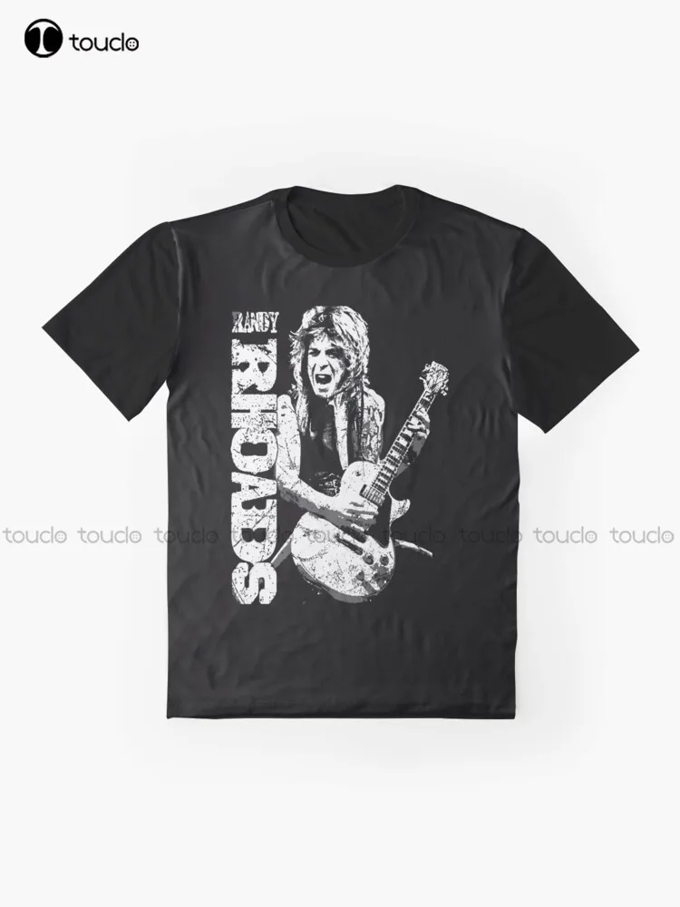 Pride Of Randy Rhoads Classic Tshirt Team T-Shirts Graphic T-Shirt Custom Aldult Teen Unisex Digital Printing Tee Shirts Xs-5Xl