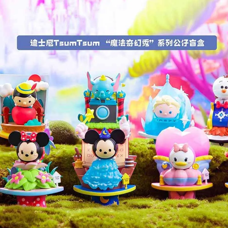 

Tsumtsum Magic Fantasy Show Series слепая коробка Микки Минни сюрприз модная игра виниловая слепая коробка ручной работы настольный орнамент игрушка