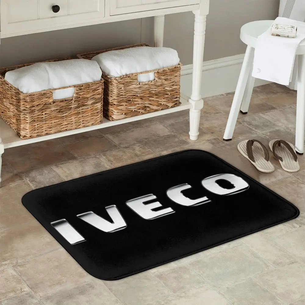 NEW IVECO Printed Doormat Floor Mat Home Creative Mat Super Soft Absorbent Bathroom Door Mat Door Entrance Mat