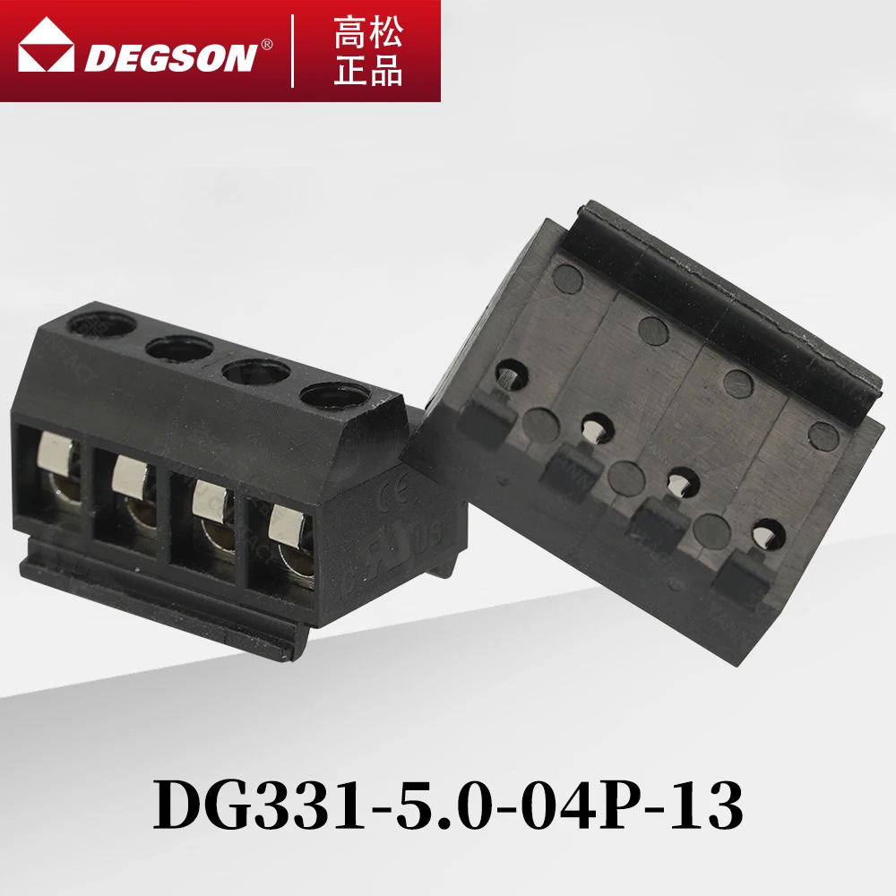 10Pcs DEGSON DG331-5.0 Screw PCB terminal blocks Screw Connector Phoenix Contact PT1.5-PH KF331 5.0mm 2PIN-18PIN 250V 12A