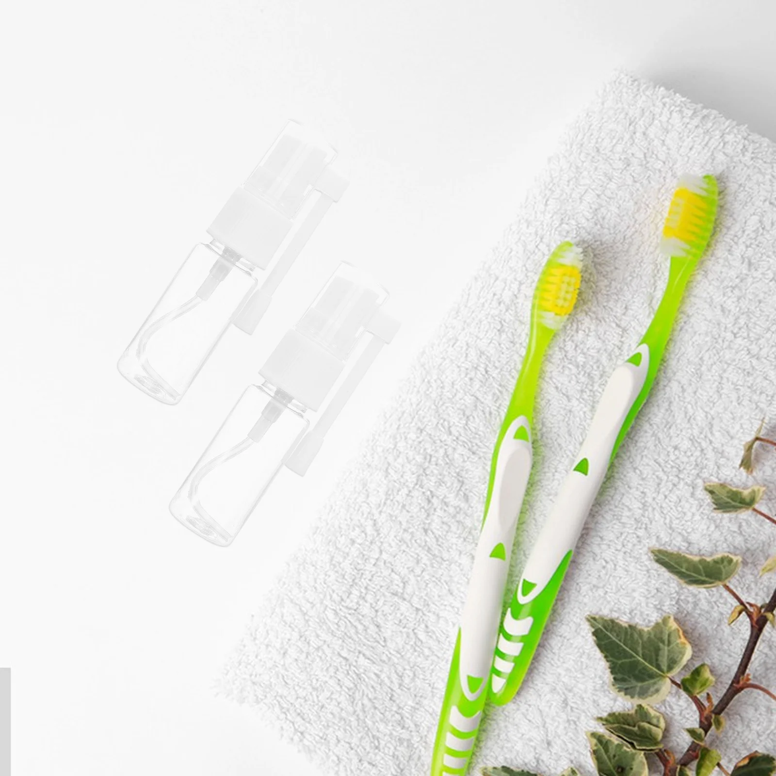 

20Pcs Nasal Spray Bottle 15ml Transparent Portable Refillable Fine Mist Nose Sprayer for Travel and Home Use Nasal Spray Bottles